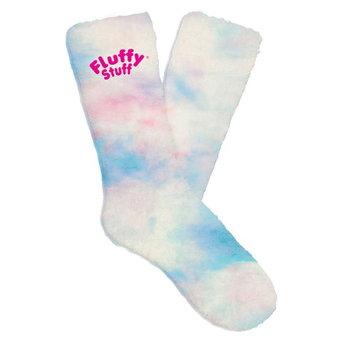 Womens Fuzzy Crew Socks - Fluffy Stuff