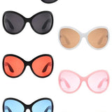 Oversize Round Wraparound Fashion Sunglasses - Crazy Like a Daisy Boutique