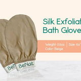 Silk Exfoliating Bath Gloves -Soft Silk - Crazy Like a Daisy Boutique