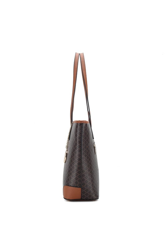 MKF Collection Arya Tote Bag With Wristlet Mia K - Crazy Like a Daisy Boutique #