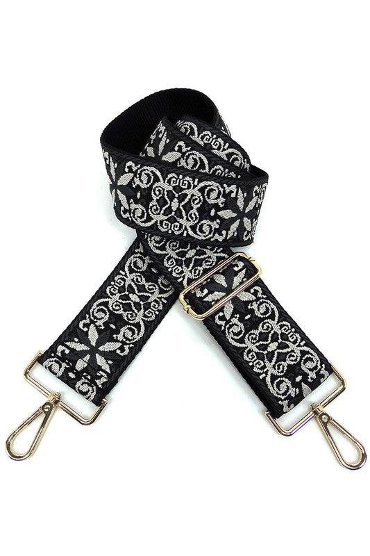 2 Inches Wide Aztec Tribal Pattern Guitar Strap - Crazy Like a Daisy Boutique