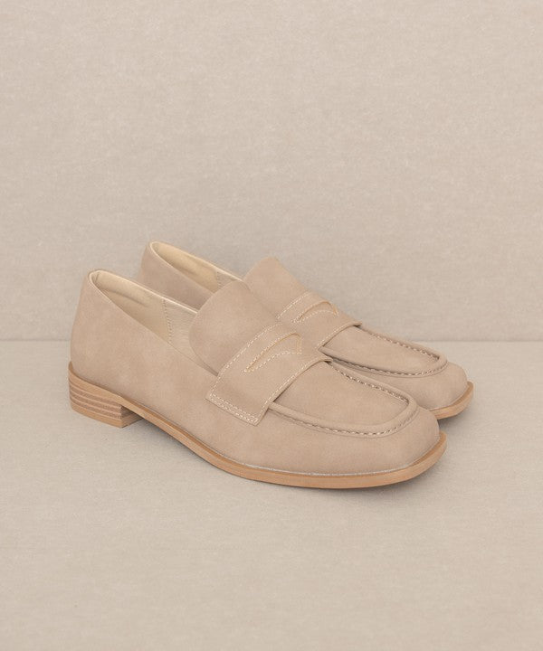 OASIS SOCIETY June - Square Toe Penny Loafers - Crazy Like a Daisy Boutique