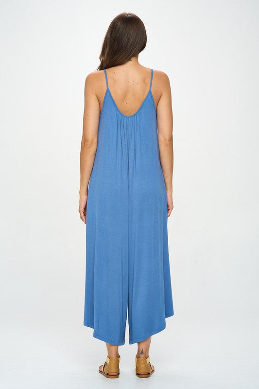 Made in USA Modal Spandex Soft Knit Jumpsuit