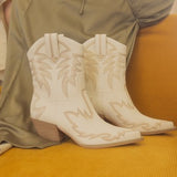 OASIS SOCIETY Nantes - Embroidered Cowboy Boots - Crazy Like a Daisy Boutique