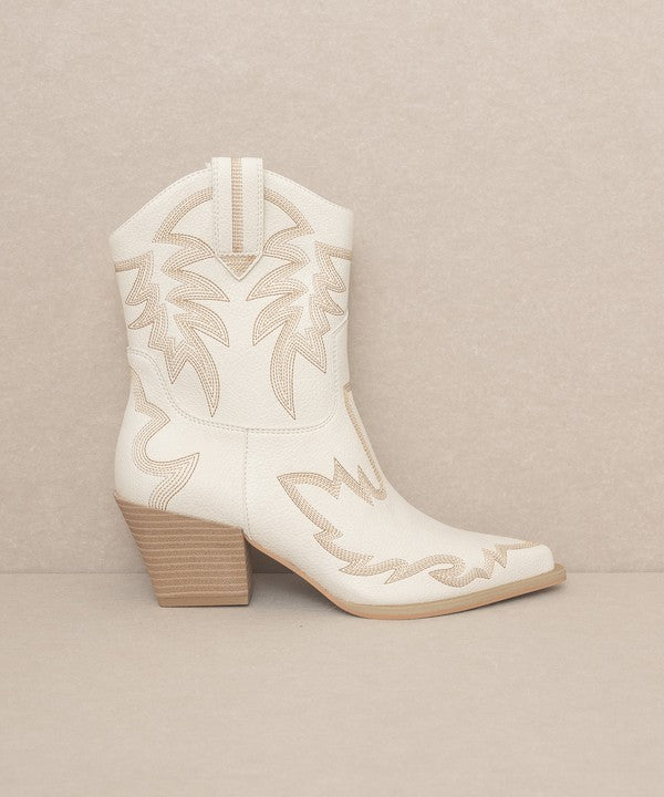 OASIS SOCIETY Nantes - Embroidered Cowboy Boots - Crazy Like a Daisy Boutique
