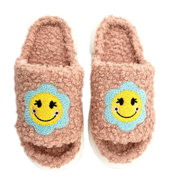HappyDays - Women's Slide on Slippers - Crazy Like a Daisy Boutique