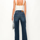 HIGH RISE WIDE JEANS - Crazy Like a Daisy Boutique