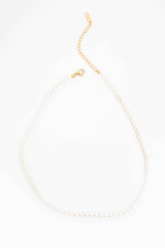 Pearl Strand Choker Necklace - Crazy Like a Daisy Boutique