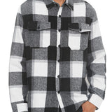 Mens Checkered Soft Flannel Shacket - Crazy Like a Daisy Boutique