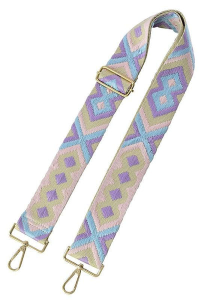 2 Inch Wide Aztec Tribal Pattern Guitar Strap - Crazy Like a Daisy Boutique #