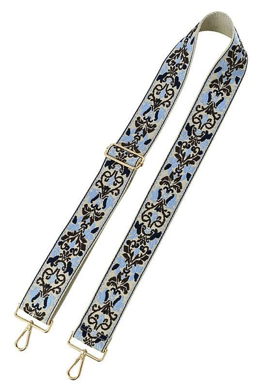 2 Inch Wide Aztec Tribal Pattern Guitar Strap - Crazy Like a Daisy Boutique