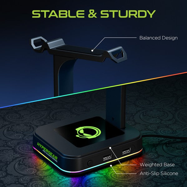 HyperGear RGB Command Station Headset Stand - Crazy Like a Daisy Boutique #