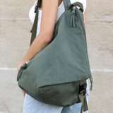 Kai Asymmetric Canvas Backpack - Crazy Like a Daisy Boutique #