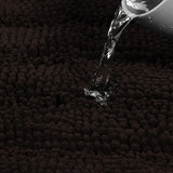 2PC Coffee Soft Cozy Plush Chenille Bath Mat Set - Crazy Like a Daisy Boutique #