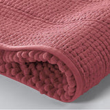 2PC Rose Soft Cozy Plush Chenille Bath Mat Set - Crazy Like a Daisy Boutique #