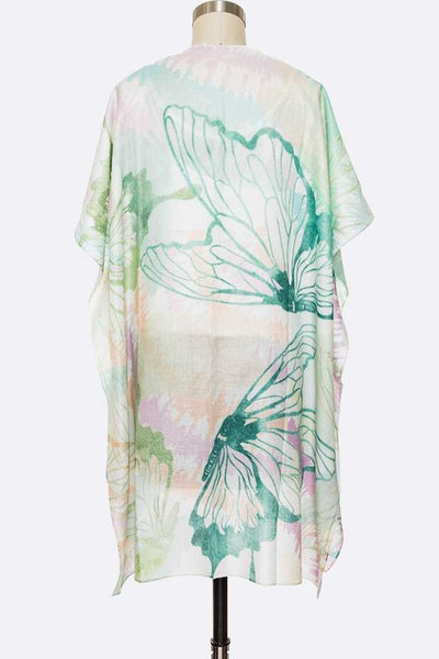 Flower Printed Light Weight Kimono Cardigan - Crazy Like a Daisy Boutique #