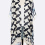 Checker Floral Fashion Kimono - Crazy Like a Daisy Boutique #