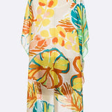Tropical Floral Print Light Weight Kimono Cardigan - Crazy Like a Daisy Boutique #