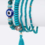 Evil Eye Mix Beads Stretch Bracelet Set