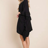 Wide sleeves ruffle kimono KRT1650-1 - Crazy Like a Daisy Boutique #