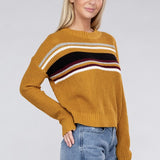 Striped Pullover Sweater - Crazy Like a Daisy Boutique #