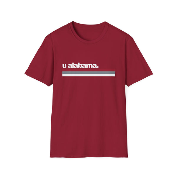 University of Alabama Stripes - Unisex Softstyle T-Shirt