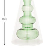 Double Layer Transparent Glass Vase 3 pcs/set - Crazy Like a Daisy Boutique #