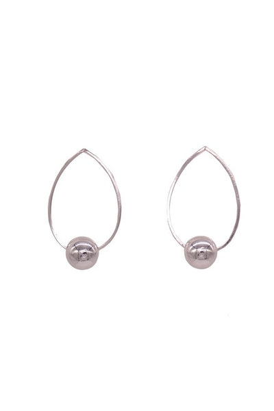 OVAL DROP SIMPLE EARRING - Crazy Like a Daisy Boutique #