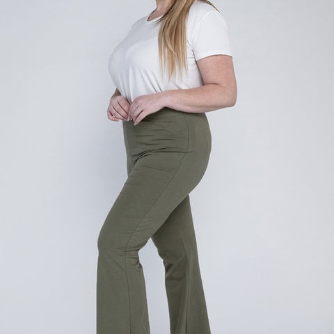 Plus Everyday Flare Bottoms - Crazy Like a Daisy Boutique