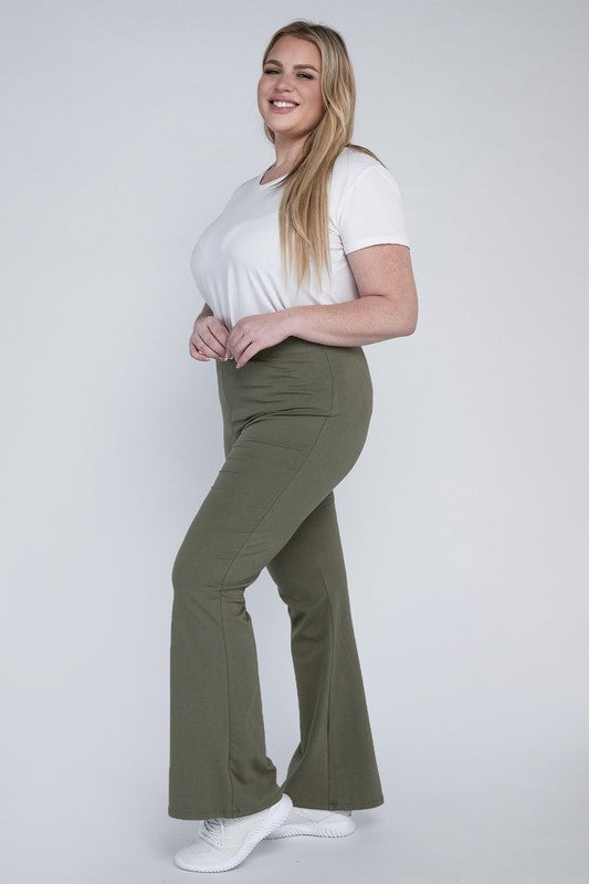 Plus Everyday Flare Bottoms - Crazy Like a Daisy Boutique #