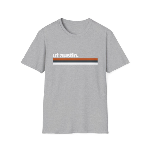 University of Texas Austin Stripes - Unisex Softstyle T-Shirt