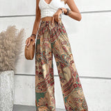 Printed Wide Leg Pants - Crazy Like a Daisy Boutique #