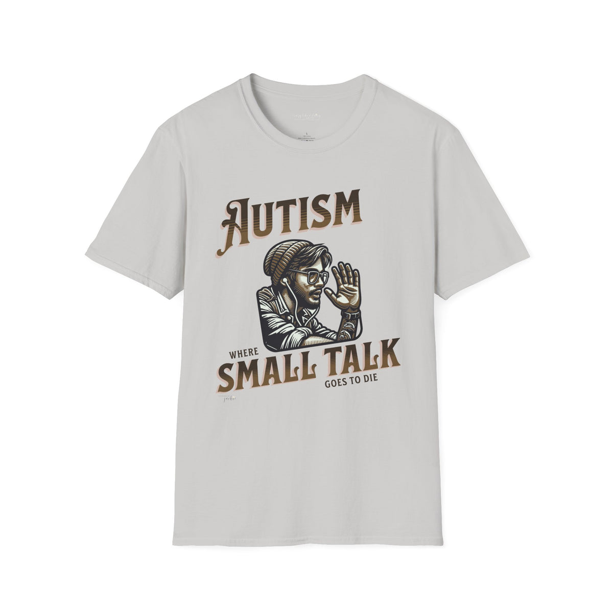 Autism Small Talk - Unisex Softstyle T-Shirt