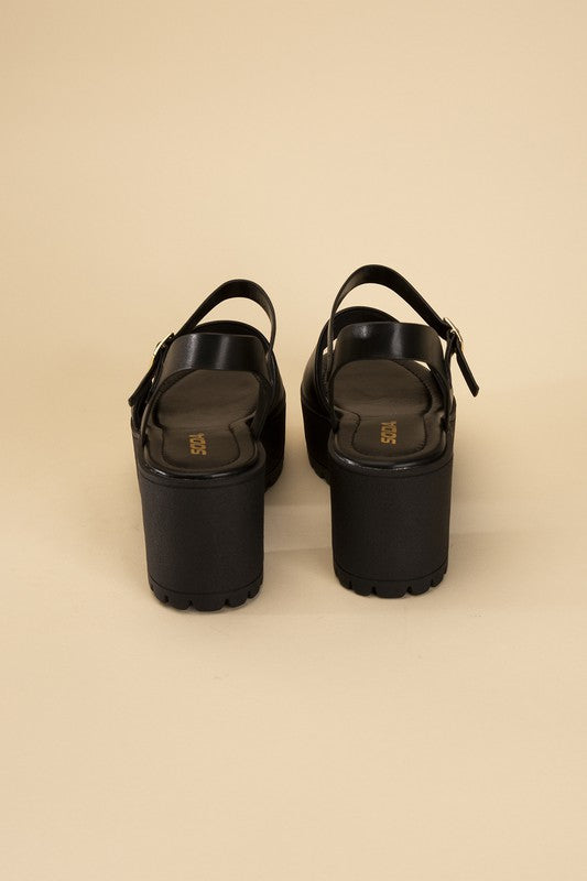 STACIE-S Platform Sandals - Crazy Like a Daisy Boutique #