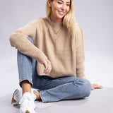 Mock Neck Pullover - Crazy Like a Daisy Boutique #