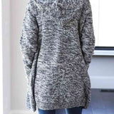 Heathered Open Front Cardigan with Pockets - Crazy Like a Daisy Boutique