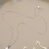 Opal Round Pendant Chain Necklace - Crazy Like a Daisy Boutique