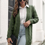 Open Front Cable-Knit Cardigan - Crazy Like a Daisy Boutique