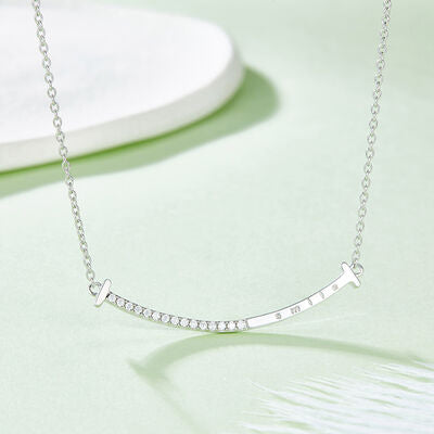Moissanite 925 Sterling Sliver Necklace - Crazy Like a Daisy Boutique #