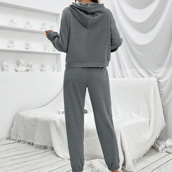 Sports Hoodie and Joggers Set - Crazy Like a Daisy Boutique