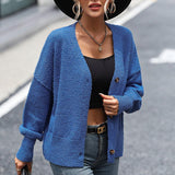 Button-Up Dropped Shoulder Cardigan - Crazy Like a Daisy Boutique