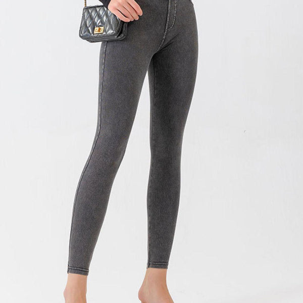 High Waist Cropped Active Leggings - Crazy Like a Daisy Boutique