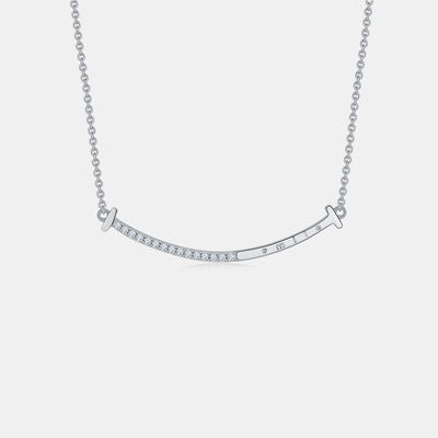 Moissanite 925 Sterling Sliver Necklace - Crazy Like a Daisy Boutique #