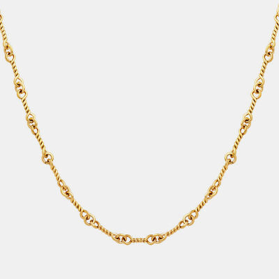 Titanium Steel Chain Link Necklace - Crazy Like a Daisy Boutique