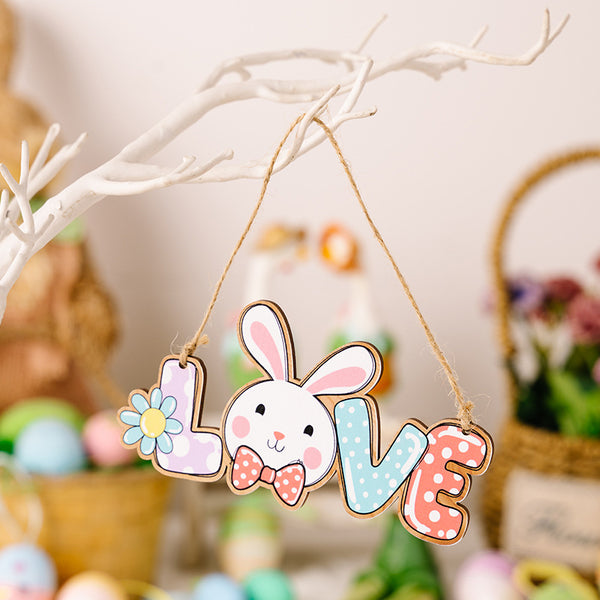 Easter Letter Wooden Hanging Widget - Crazy Like a Daisy Boutique #