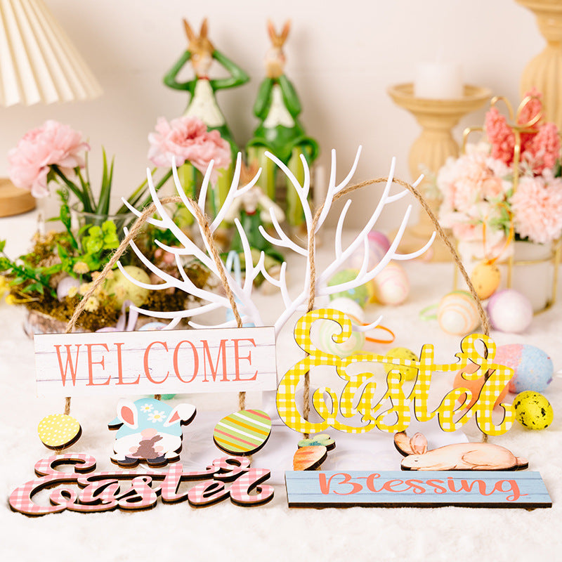 Easter Wooden Hanging Widget - Crazy Like a Daisy Boutique #