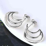 Moissanite 925 Sterling Silver Earrings - Crazy Like a Daisy Boutique