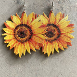 Iron Hook Wooden Earrings - Crazy Like a Daisy Boutique #