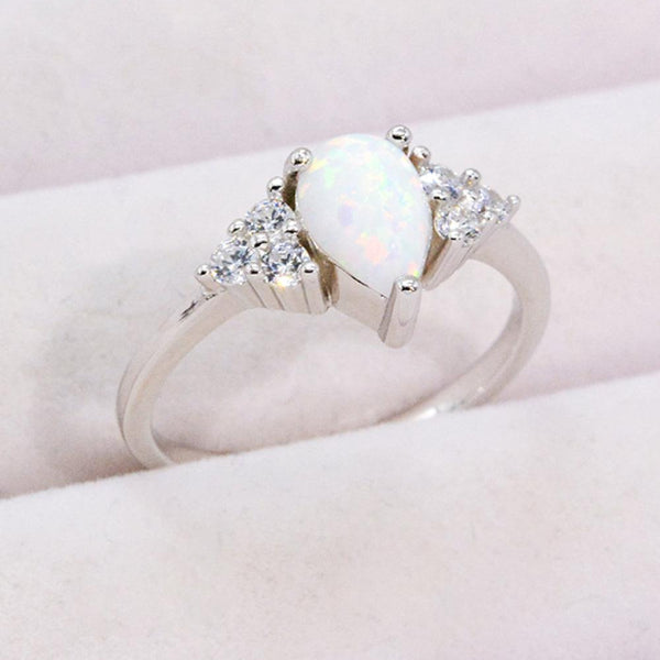 Limitless Love Opal and Zircon Ring - Crazy Like a Daisy Boutique