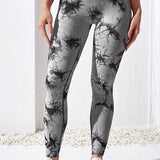 Printed High Waist Active Pants - Crazy Like a Daisy Boutique #